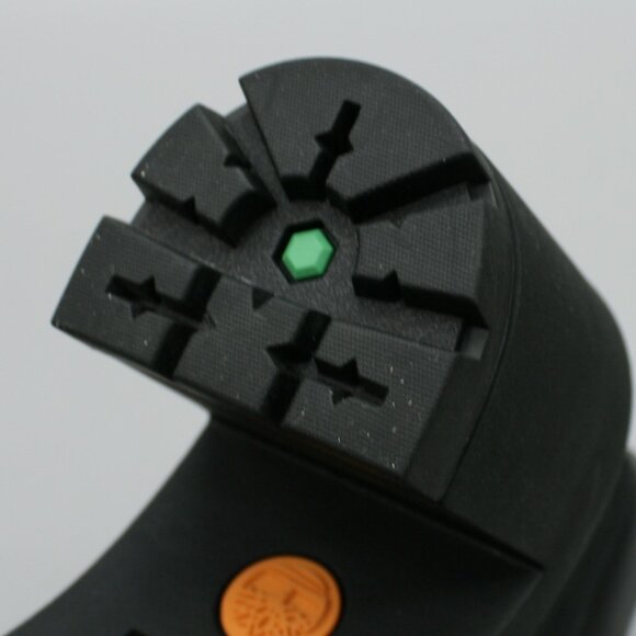 Timberland Ladies 8.5 Allington Heights 6" Black Nubuck Heels Ankle Boots A5Y6C - Picture 11 of 12